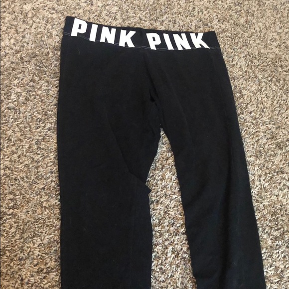 PINK Victoria's Secret Pants - PINK Loga Banded Yoga Pants